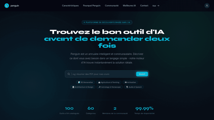Penguins – AI Aggregator Platform